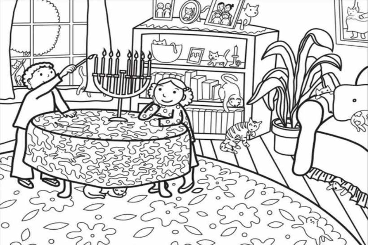 Concéntrate e intenta hallar la ubicación de cada uno de los 15 gatos que aparecen en la imagen del test visual. (Foto: Playbuzz)