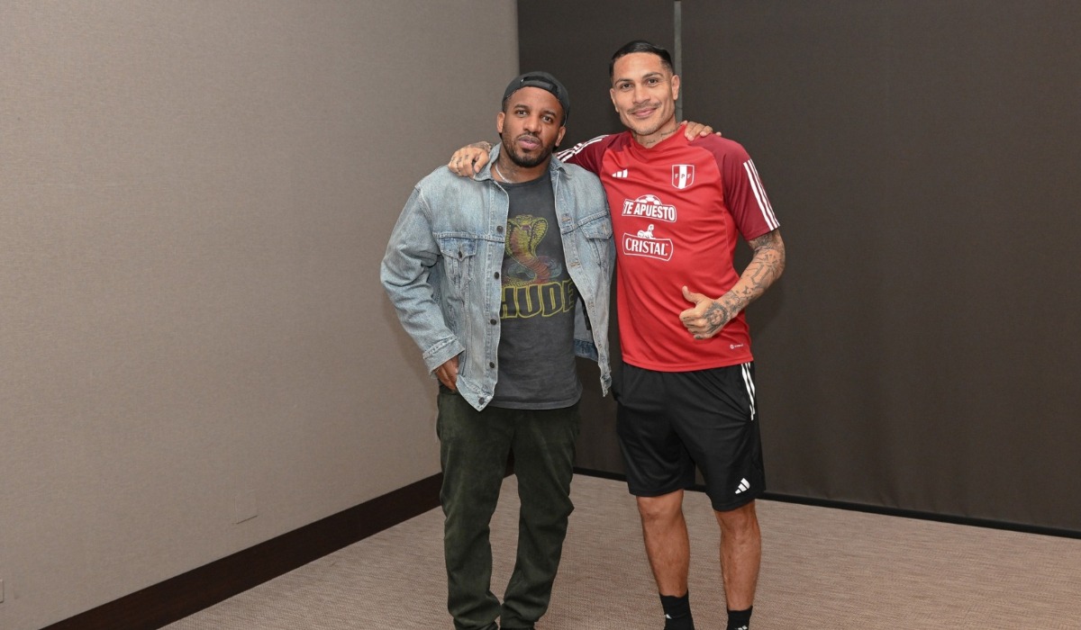 Paolo Guerrero y Jefferson Farfán juntos previo al Perú vs. Paraguay. (Foto: Instagram)
