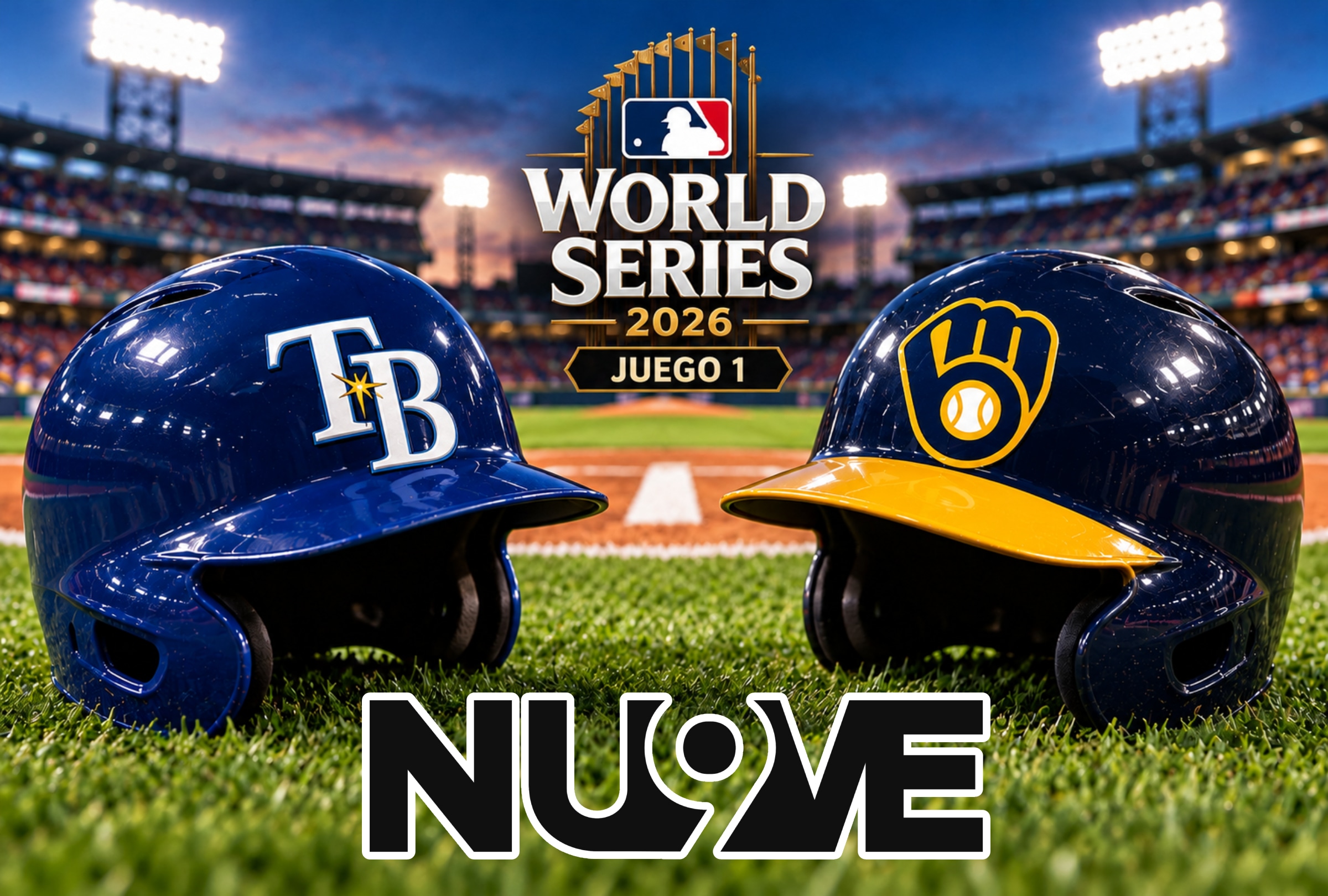 MILWAUKEE, WISCONSIN (ESTADOS UNIDOS), 23/10/2026.- Cobertura oficial de Nu9ve (Canal 9) EN VIVO GRATIS para ver Tampa Bay Rays vs. Milwaukee Brewers hoy por la Jornada 1 de la Serie Mundial MLB 2026 en el American Family Field de Milwaukee, Wisconsin. FOTO DE NOÉ YACTAYO