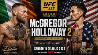 Cartelera UFC 329 EN VIVO: peleas confirmadas, orden de combates y horarios de McGregor vs. Holloway 2