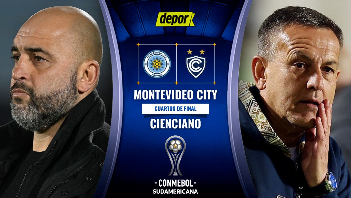 Cienciano vs. Montevideo City se enfrentan por la vuelta de los cuartos de final de la Copa Sudamericana 2026. (Diseño: Depor)