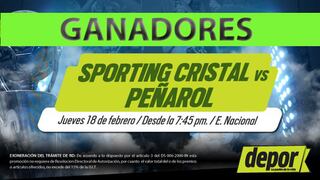Sporting Cristal vs. Peñarol: lista de ganadores de entradas dobles