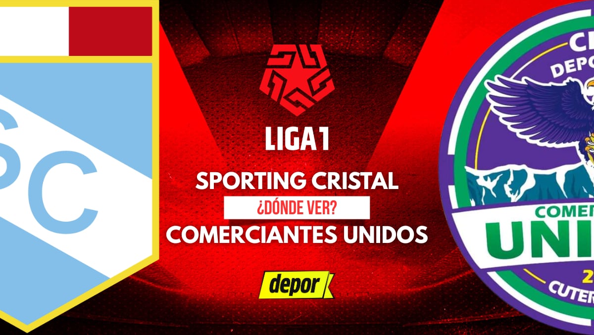 Dónde ver Sporting Cristal vs. Comerciantes Unidos EN VIVO: cómo seguir Liga 1 MAX