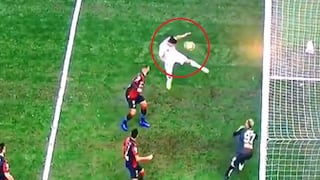 ¡Blooper total! El increíble fallo debajo del arco de Giovanni Simeone en la Serie A [VIDEO]