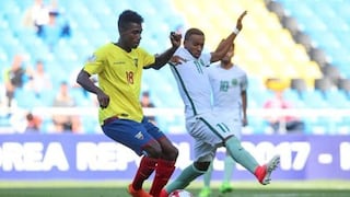 Peligra su pase a octavos: Ecuador cayó 2-1 ante Arabia Saudita por el Mundial Sub 20