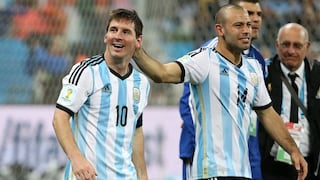 Javier Mascherano: "Sería un pecado prescindir de Messi"
