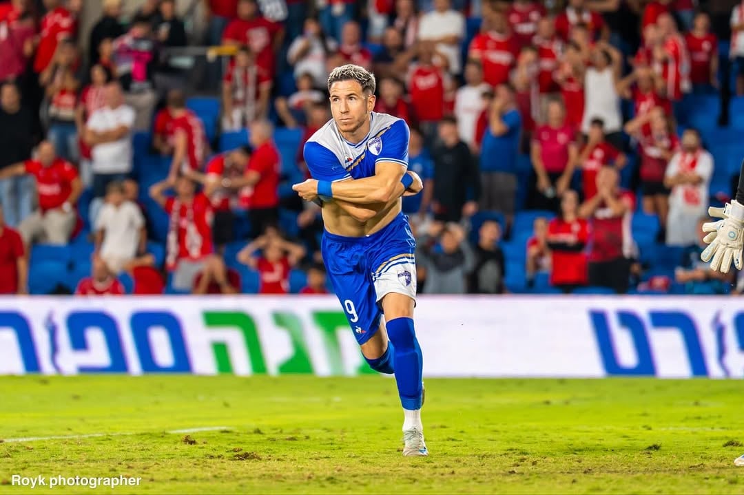 Adrián Ugarriza lleva 10 goles en la presente temporada con el Hapoel Ironi Kiryat Shmona. (Foto: Hapoel Ironi Kiryat Shmona)