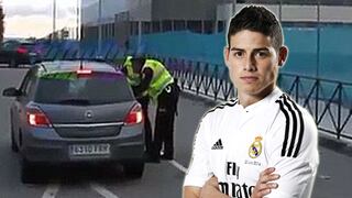 James Rodríguez fue perseguido por la policía al conducir ¡a más de 200 km/h!