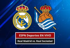 ▷ ESPN Deportes EN VIVO — dónde ver partido Real Madrid vs. Real Sociedad por Fútbol TV y ESPN Select Online