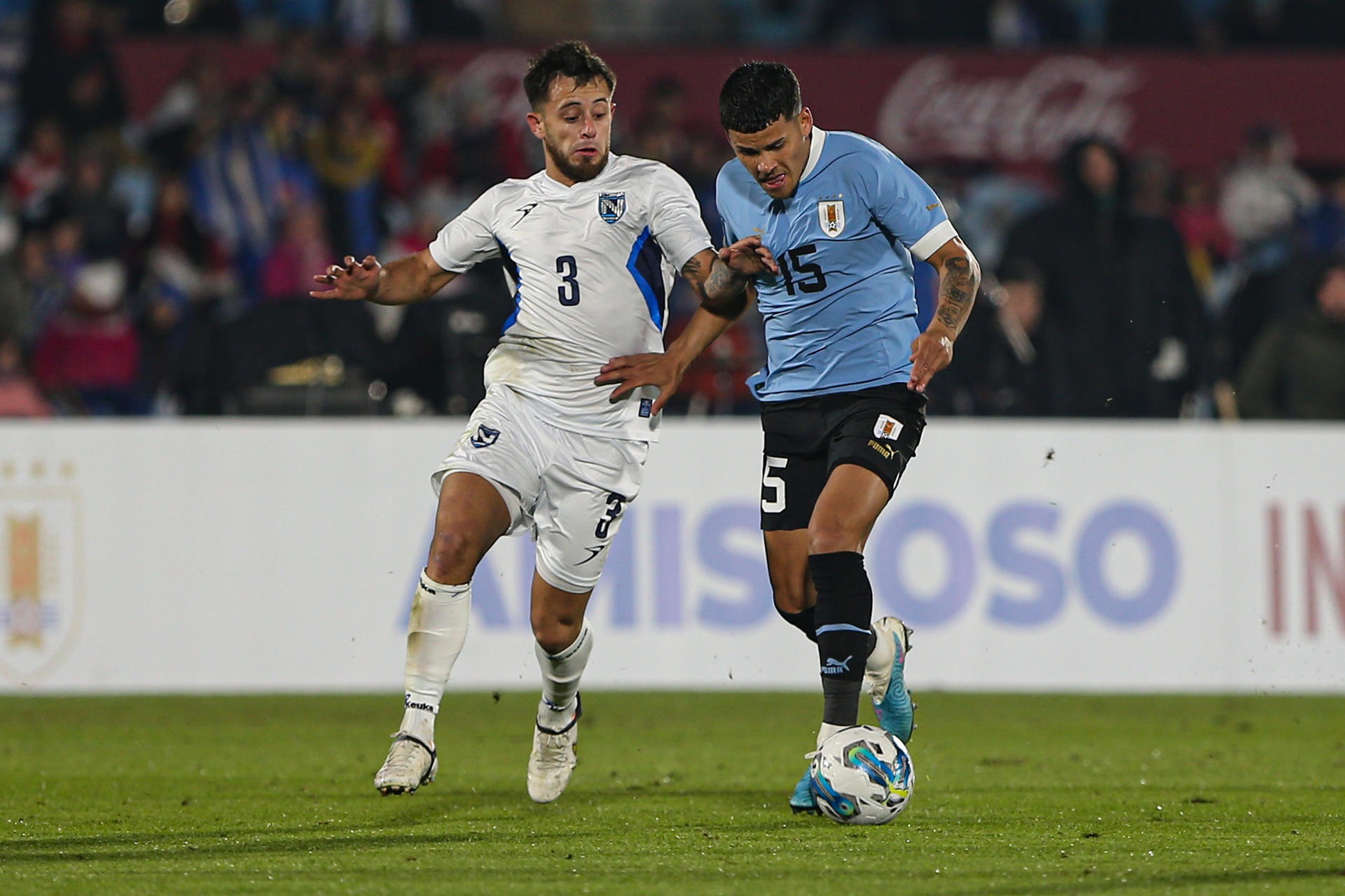 Uruguay vs. Nicaragua en partido amistoso internacional. (Foto: EFE)