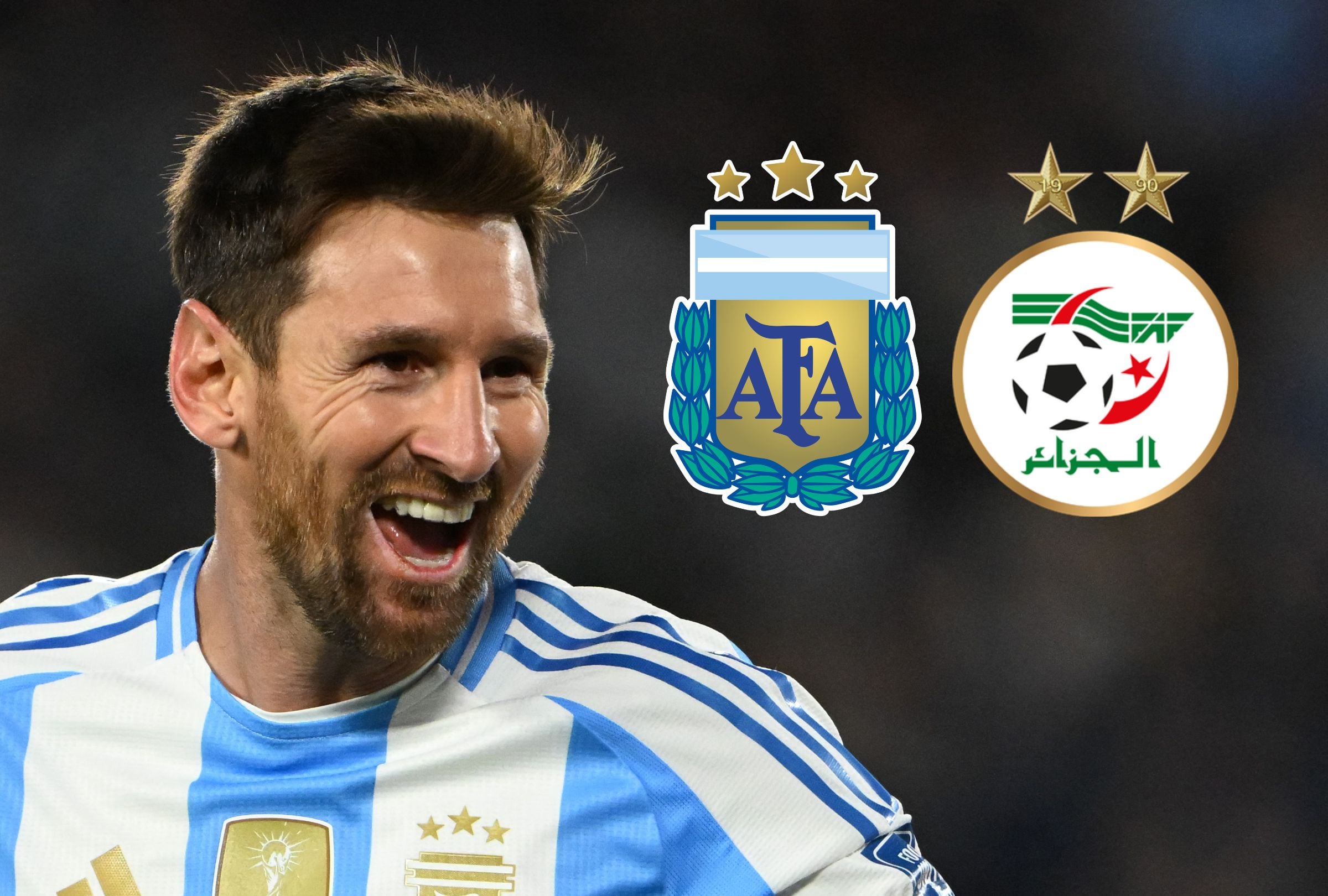 Revisa esta nota para que sepas a qué hora juega y qué canal transmite el Argentina - Argelia por el Mundial de Fútbol 2026. (Foto: Luis ROBAYO / AFP y Composición Canva - Gestión Mix)