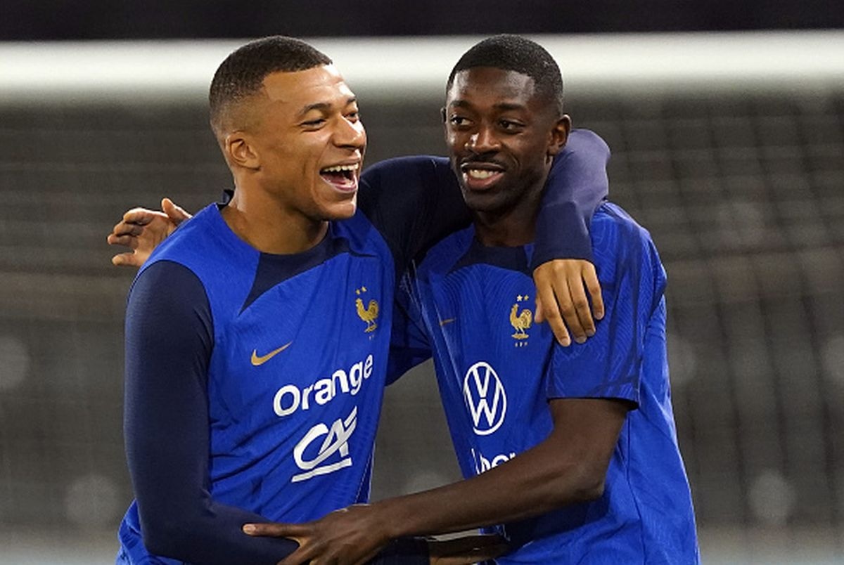 Kylian Mbappé y Ousmane Dembélé ganaron el Mundial 2018 con Francia. (Foto: Getty Images)
