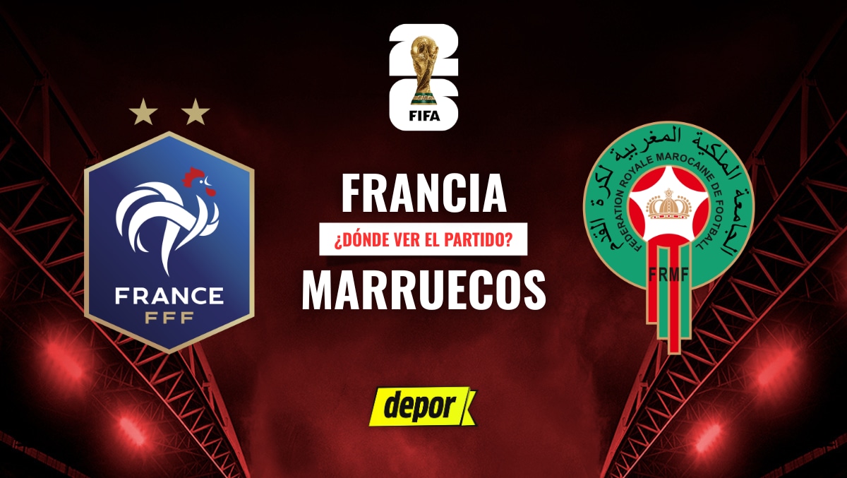 Francia vs. Marruecos se enfrentan por los cuartos de final del Mundial 2026, mira este partido y la transmisión en directo de DIRECTV, DSports, DGO, ESPN, Disney Plus, TyC Sports, TV Púbica, Mi Telefe, TV Azteca 7 y TUDN. (Diseño: Depor)