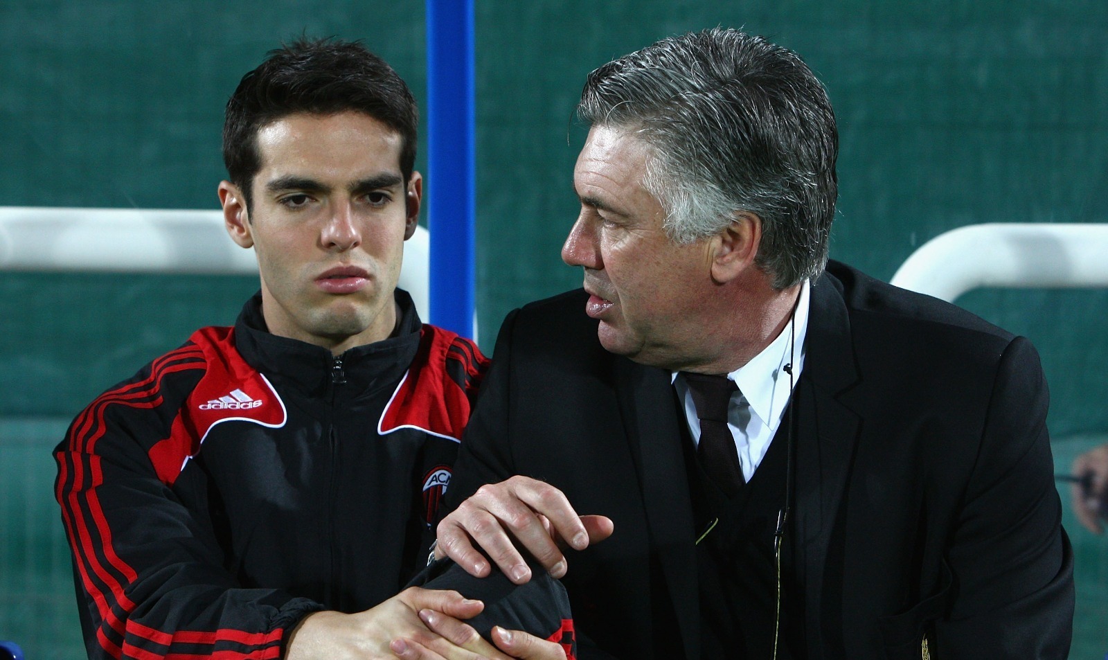 Kaká y Ancelotti coincidieron seis temporadas en el Milan. (Foto: Agencias)
