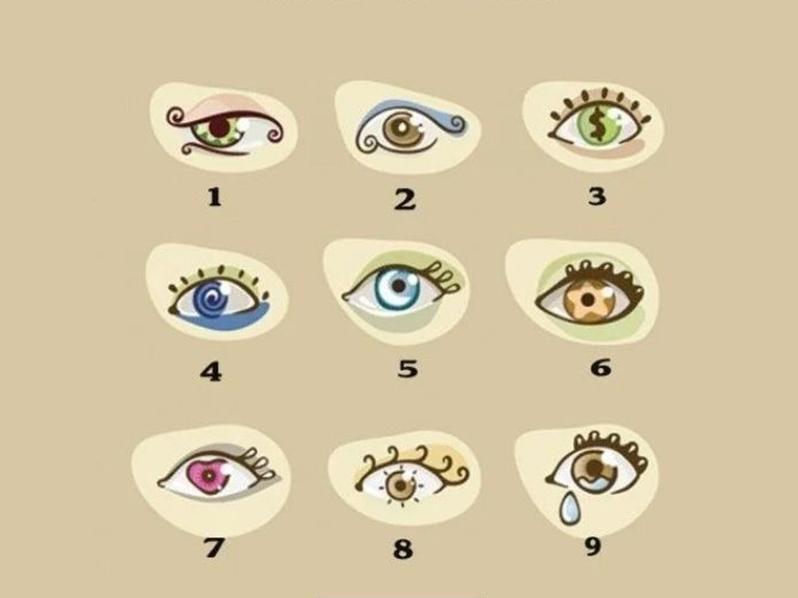 TEST DE PERSONALIDAD | Te invito a elegir un ojo y descubrir el mensaje oculto que te revela sobre tu forma de ser.