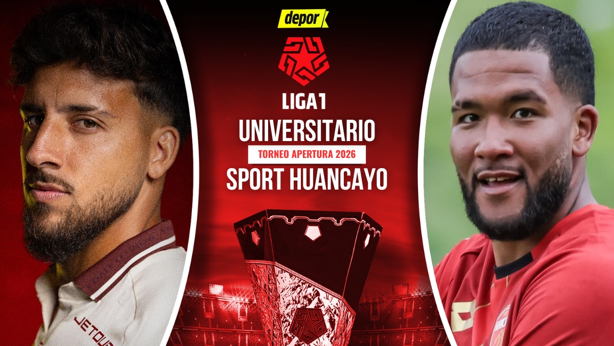 Universitario vs. Sport Huancayo se enfrentan por la fecha 17 del Torneo Apertura. (Diseño: Depor)