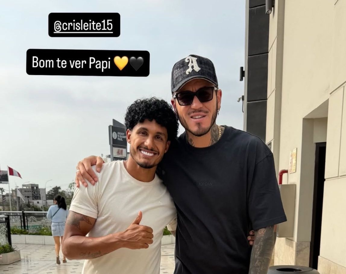 El futbolista brasileño de 32 años se reencontró en Lima con su excompañero con el que compitió en el club de Moldavia y jugó la Champions League.