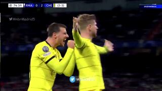 Imposible detenerlo: Timo Werner anotó el 3-0 del Real Madrid vs. Chelsea por Champions [VIDEO]