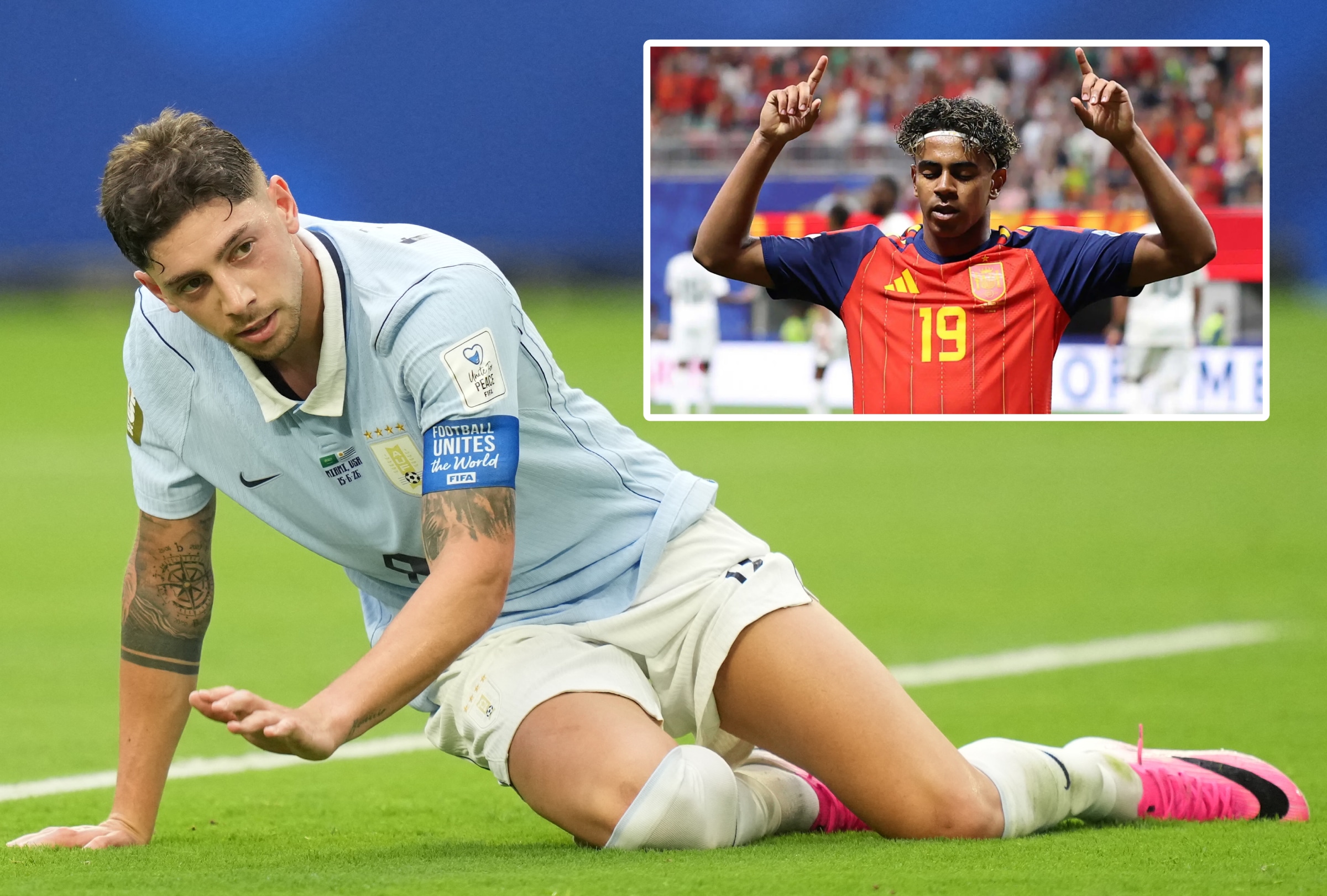 MIAMI, FLORIDA (ESTADOS UNIDOS), 21/06/2026.- La selección uruguaya llega a la fecha decisiva del Grupo H con dos puntos y todavía depende de sí misma. Repasa qué resultados le permiten clasificar y cuáles podrían dejarla fuera de la Copa del Mundo. FOTO DE EVRIM AYDIN PARA AFP