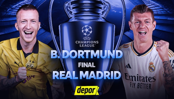 A qué hora se juega la final de Champions League entre Real Madrid vs. Dortmund