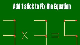 Para corregir esta ecuación del reto matemático solo te daré 1 movimiento