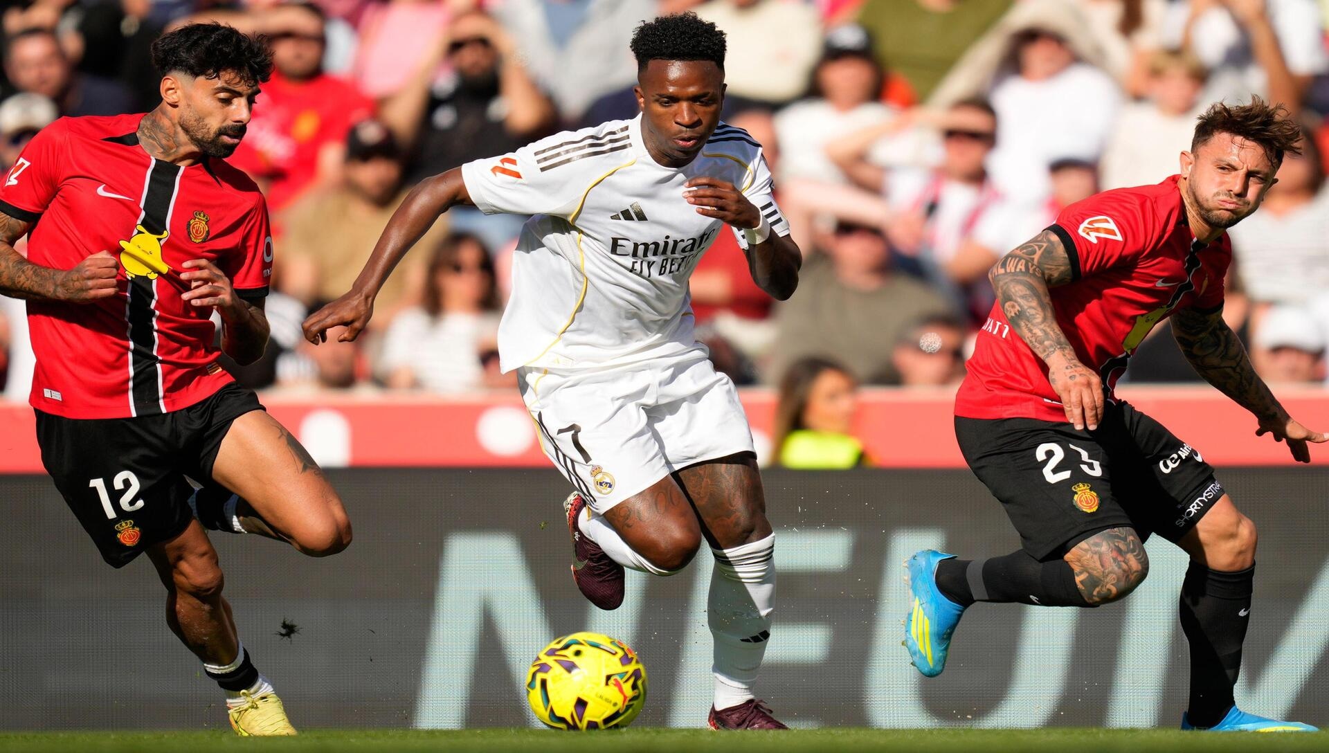 Vinícius Jr intentará mostrar su mejor versión en el Real Madrid vs Bayern Múnich (Crédito: Alamy Stock Photo).
