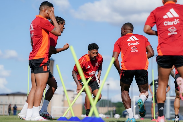 La Selección Peruana llevó a cabo su primer entrenamiento en Dallas antes de su debut en la Copa América 2024. (Foto: Bicolor).