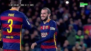 Barcelona: Aleix Vidal debutó con los azulgranas tras más de medio año