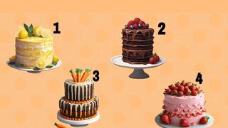 Elige uno de los cuatro pasteles y conoce tu yo interior