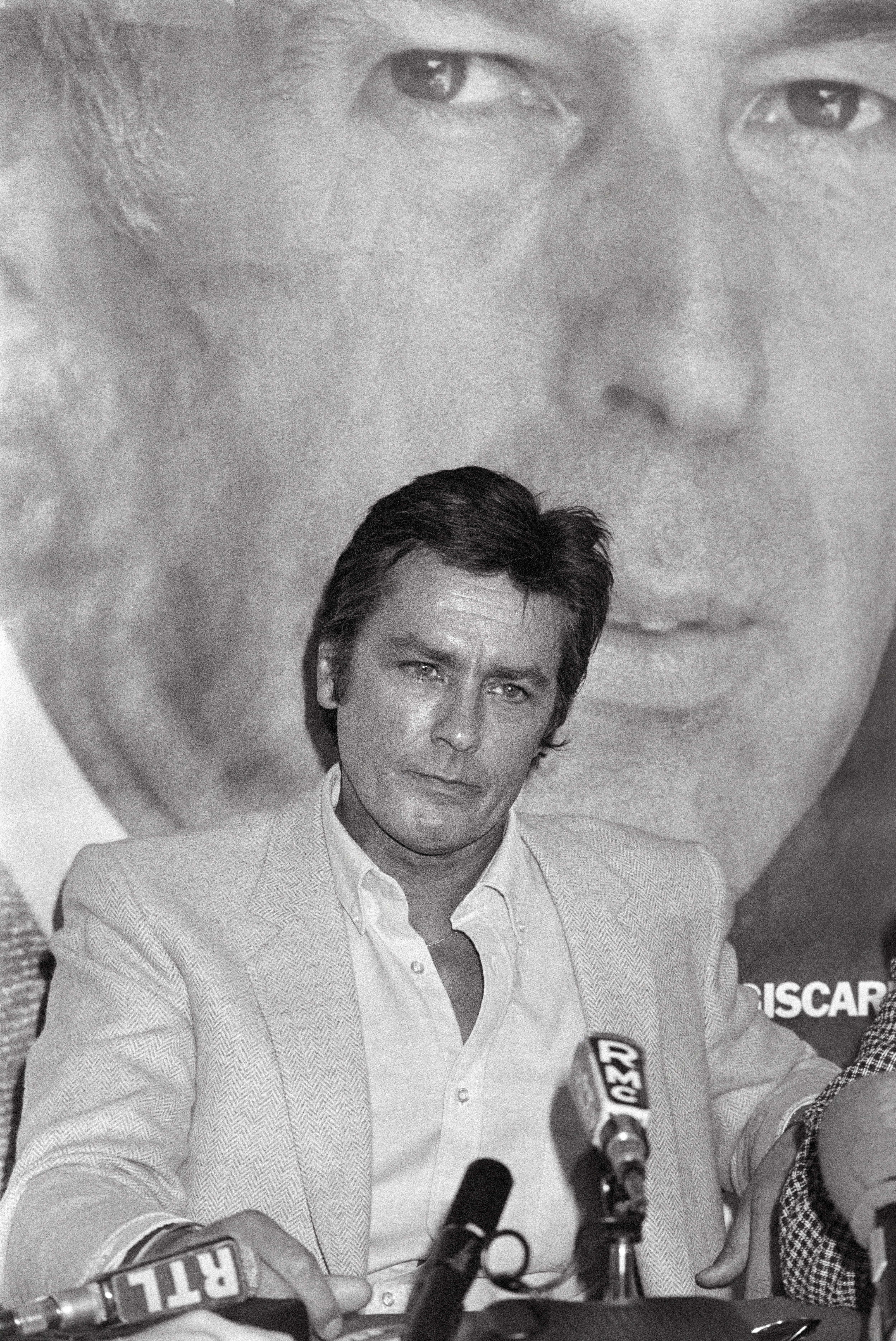 Alain Delon fue denominado como el "James Dean francés" (Foto: Dominique FAGET / AFP)