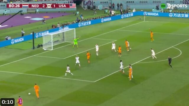 Dumfries liquidó todo: el gol del 3-1 en Países Bajos vs. Estados Unidos por el Mundial 2022 [VIDEO]