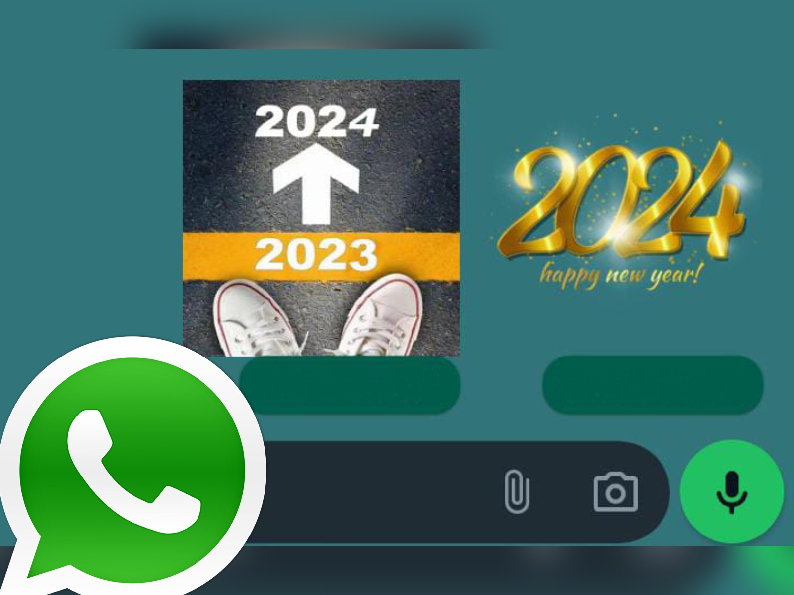 WHATSAPP | La app no solo te ofrece las clásicas pegatinas que dicen "Happy New Year". (Foto: Depor)