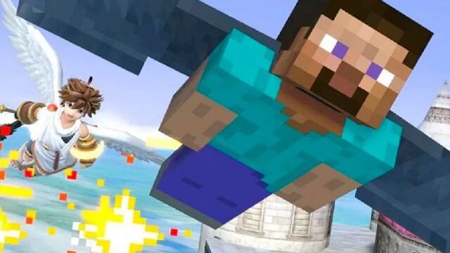 Nintendo Switch elimina la “sugerente” pose de Steve, de Minecraft, en Super Smash Bros. Ultimate