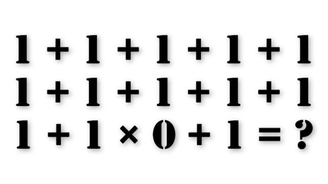 Pon a prueba tu IQ con este acertijo matemático que ha desconcertado al 90% de las personas