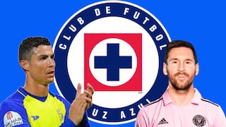 Cruz Azul: los detalles de sus partidos frente a Cristiano Ronaldo y Lionel Messi