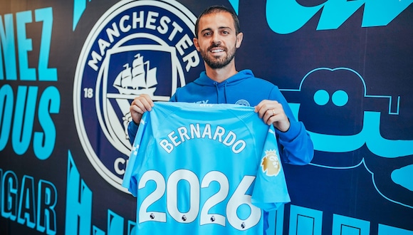Bernardo Silva renovó con el Manchester City hasta el 30 de junio de 2026. (Foto: Manchester City)