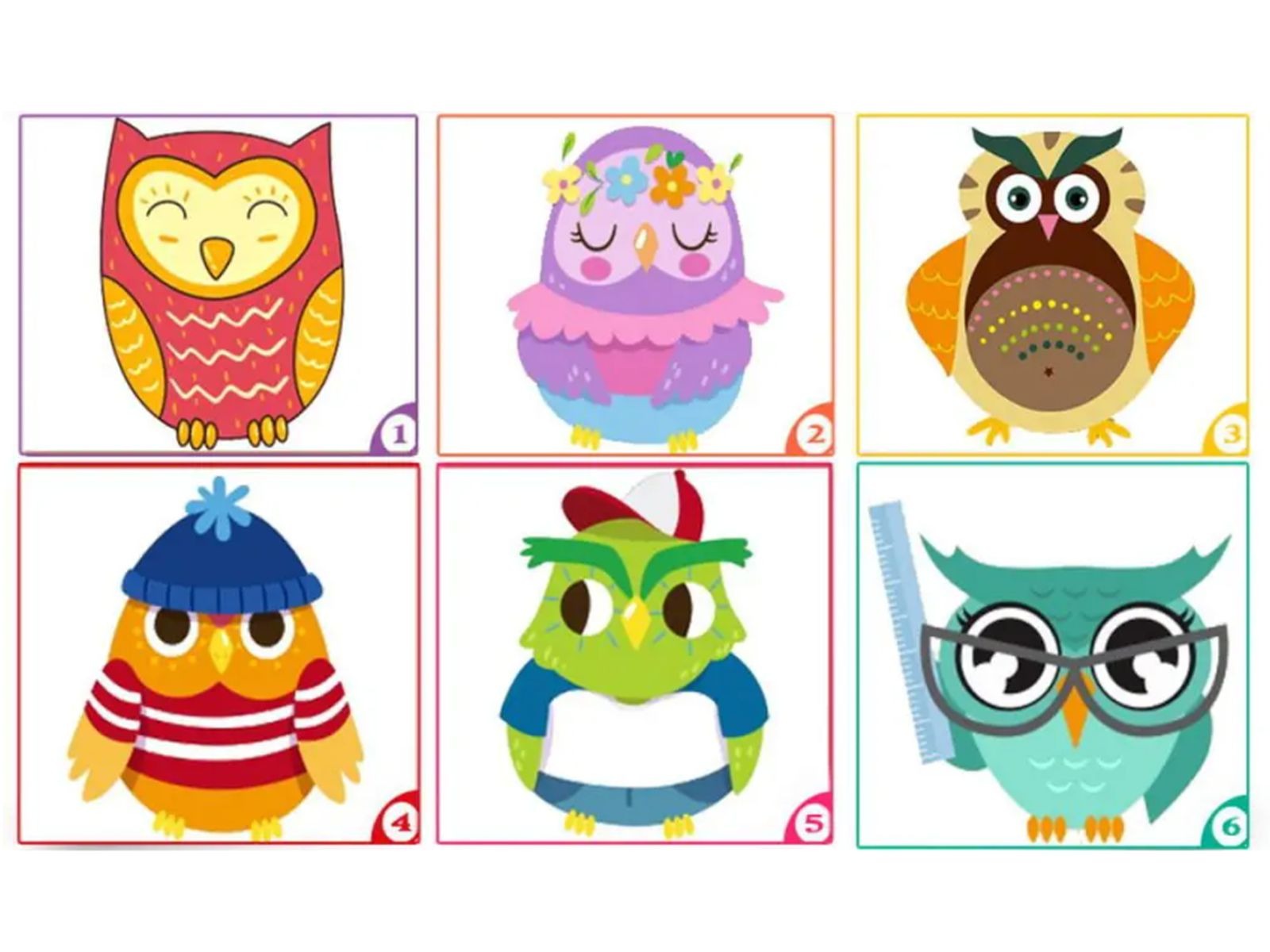 TEST VISUAL | En esta imagen hay muchos búhos. Tienes que indica cuál es el que más te gusta. (Foto: namastest.net)