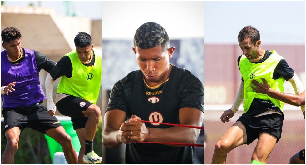Universitario completó sesión de trabajos de cara al partido con Huancayo (Foto: prensa U)