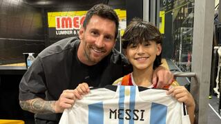 Un lujo: Lionel Messi y el video que dedicó a un compañero de su hijo Thiago