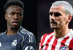 ¿Qué canales transmiten Real Madrid vs. Atlético de Madrid y a qué hora juegan?