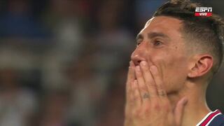 Emocionante: el llanto de Di María tras anotar en su último partido con el PSG [VIDEO]