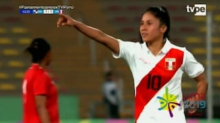 Steffani Otiniano marcó el gol del empate en el Perú vs. Panamá por los Juegos Panamericanos 2019