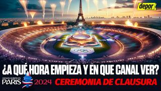 Clausura Juegos Olímpicos París 2024: a qué hora es y en qué canales TV pasan la ceremonia