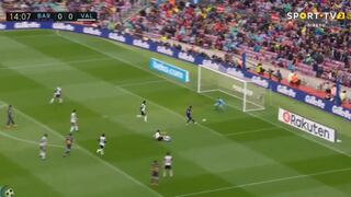 ¿Problemas para anotar? Llama a Luis Suárez: el uruguayo abrió el marcador tras pase de Coutinho