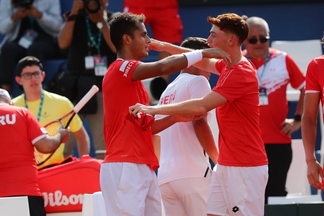 Perú venció a Noruega por la Copa Davis 2023 y pasó a los Qualifiers. (Foto: Jesús Saucedo / GEC)
