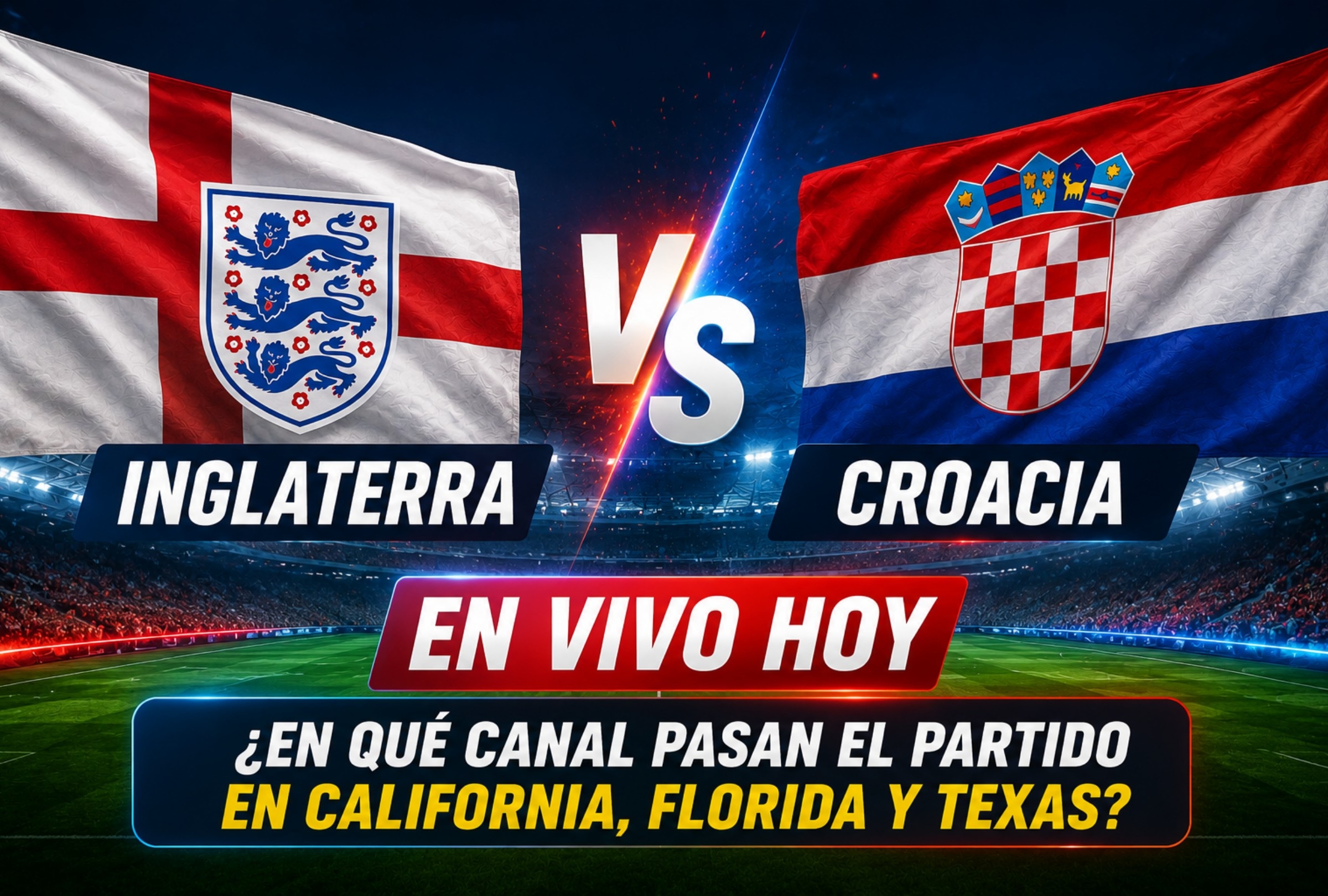 La selección inglesa llega al encuentro como una de las candidatas a pelear por el título. Croacia, por su parte, vuelve a presentarse como un rival competitivo.(Foto: Imagen creada por Depor usando Gemini)