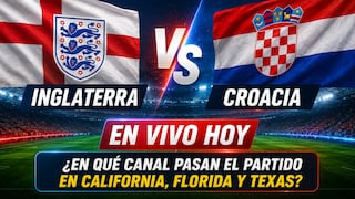 ¿En qué canal pasan Inglaterra vs. Croacia por la Copa Mundial de la FIFA 2026 en California, Florida y Texas?