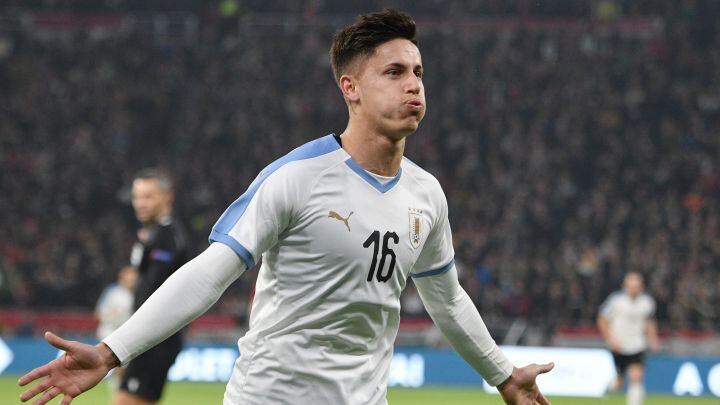 Brian Rodríguez está disputando su primera Eliminatoria con la selección de Uruguay. (Foto: AUF)