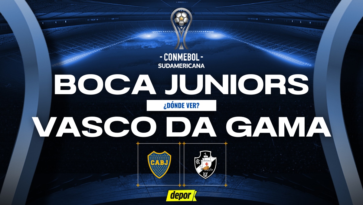 Boca vs. Vasco da Gama se enfrentan por la Copa Sudamericana. (Composición: Depor)