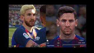 FIFA 17 vs. PES 2017: así se verán las caras de tus cracks favoritos
